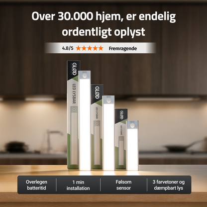 Glød LED lysbar