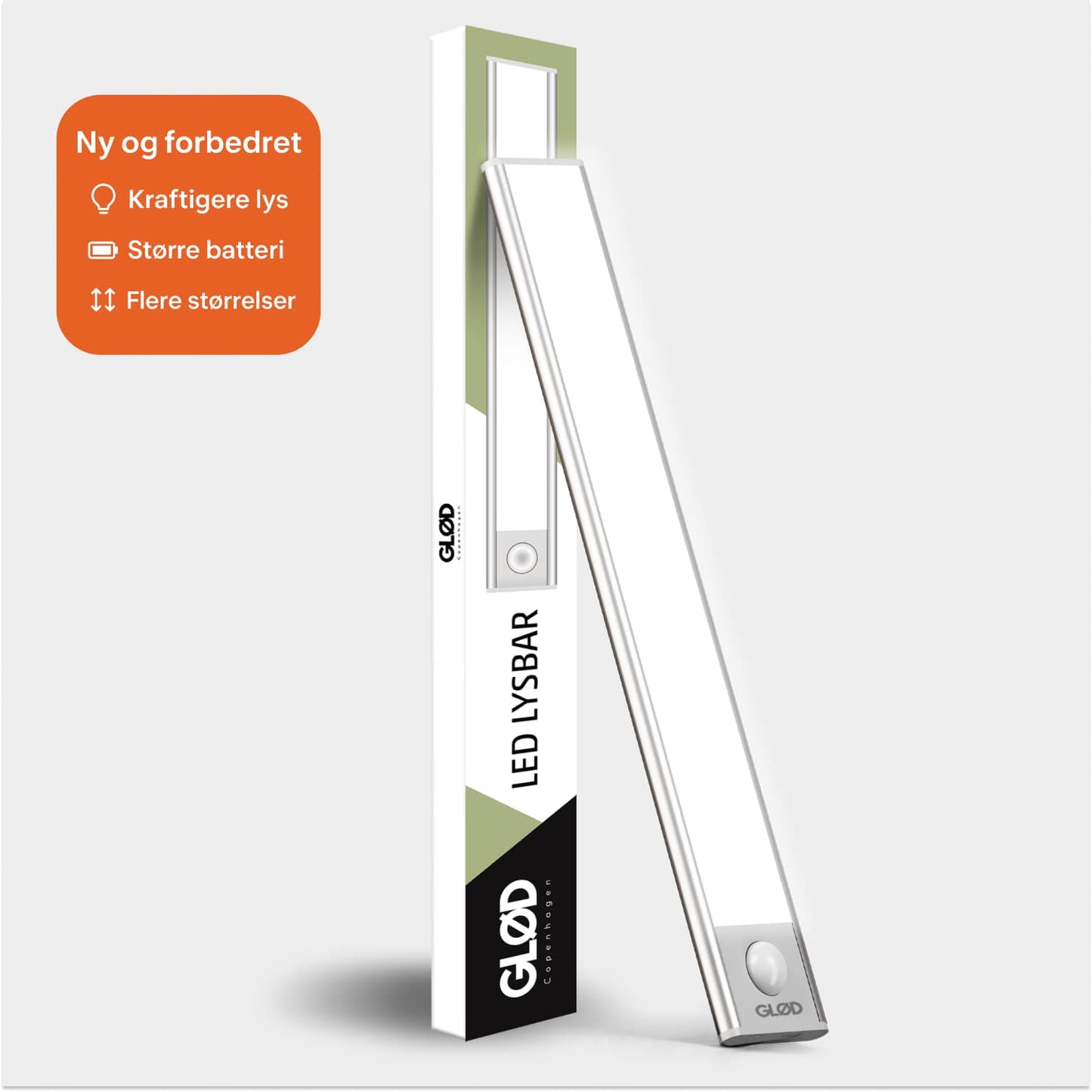 Glød LED lysbar